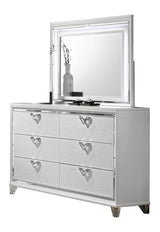 Galaxy Home Prism Mirror in White