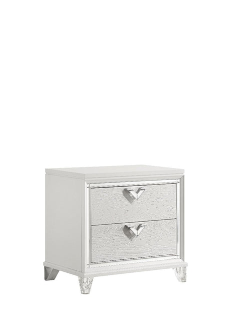 Galaxy Home Prism Nightstand White image