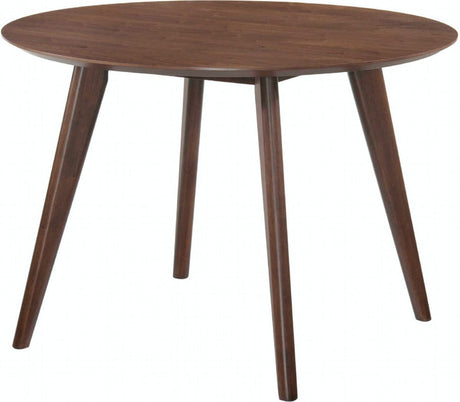Elements International Robin Round Dining Table in Warm Chestnut image