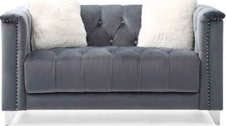 Galaxy Home Russell Loveseat in Gray image