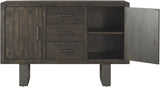 Elements International Sawyer Server in Smokey Dark Ash