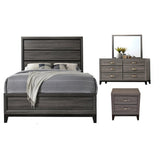 Galaxy Home Sierra Queen Size Bed in Gray 680499397982
