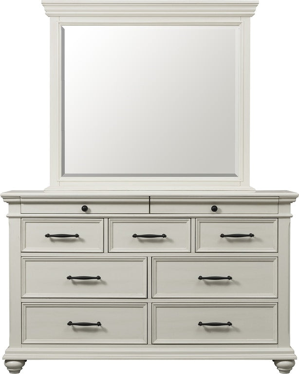 Elements International Slater Mirror in White