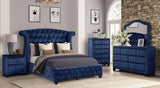 Galaxy Home Sophia Queen Bed in Blue