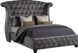 Galaxy Home Sophia King Bed in Gray image