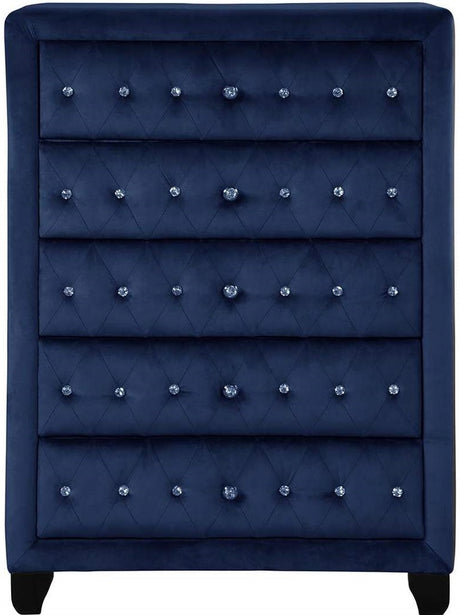 Galaxy Home Sophia Crystal Chest in Blue image