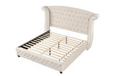 Galaxy Home Sophia Queen Bed in Cream