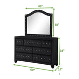 Galaxy Home Sophia Dresser in Black