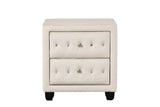 Galaxy Home Sophia Nightstand Cream