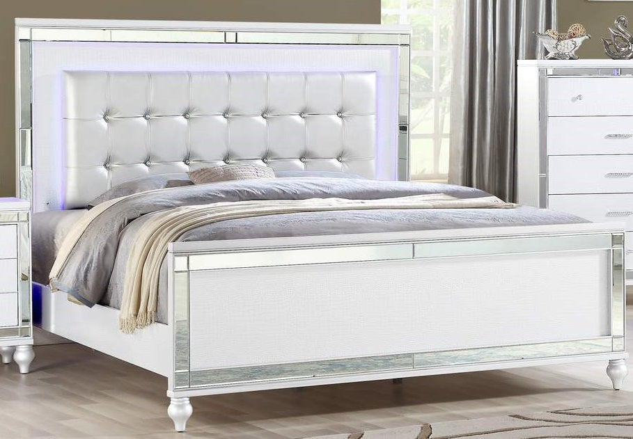 Galaxy Home Sterling Full Bed in White