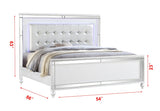 Galaxy Home Sterling Full Bed in White