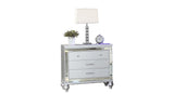 Galaxy Home Sterling Nightstand Silver image