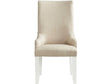 Elements International Stone Arm Chair (Set of 2) in White image