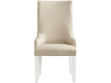 Elements International Stone Arm Chair (Set of 2) in White image