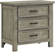 Elements International Sullivan Nightstand in Drift Grey image