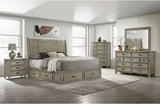 Elements International Sullivan Dresser in Drift Grey