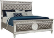Galaxy Home Symphony Queen Bed in Silver image