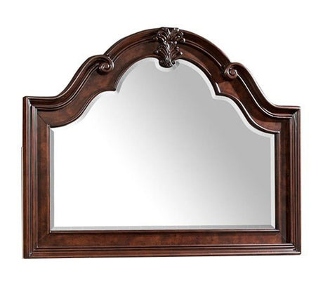 Elements International Tabasco Mirror in NC Cherry Lacquer image
