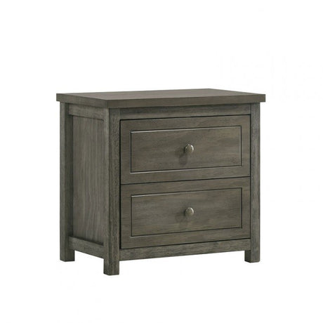 Elements International Trey Youth Nightstand in Grey image
