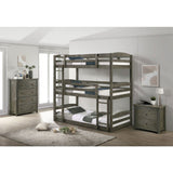 Elements International Trey Youth Chest in Grey