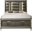 Elements International Twenty Nine Queen Storage Bed in Copper image