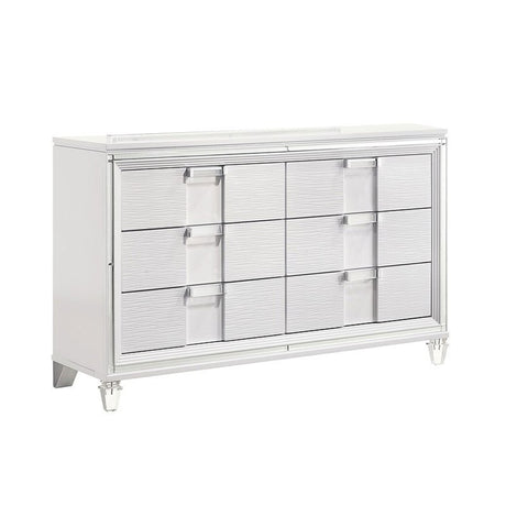 Elements International Twenty Nine Youth Dresser in White image