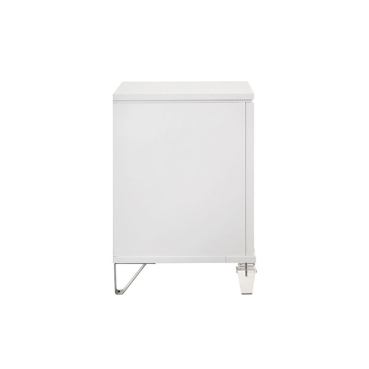 Elements International Twenty Nine Youth Nightstand in White