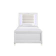 Elements International Twenty Nine Youth Twin Panel Bed in White image