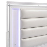 Elements International Twenty Nine Youth Full Panel Bed in White