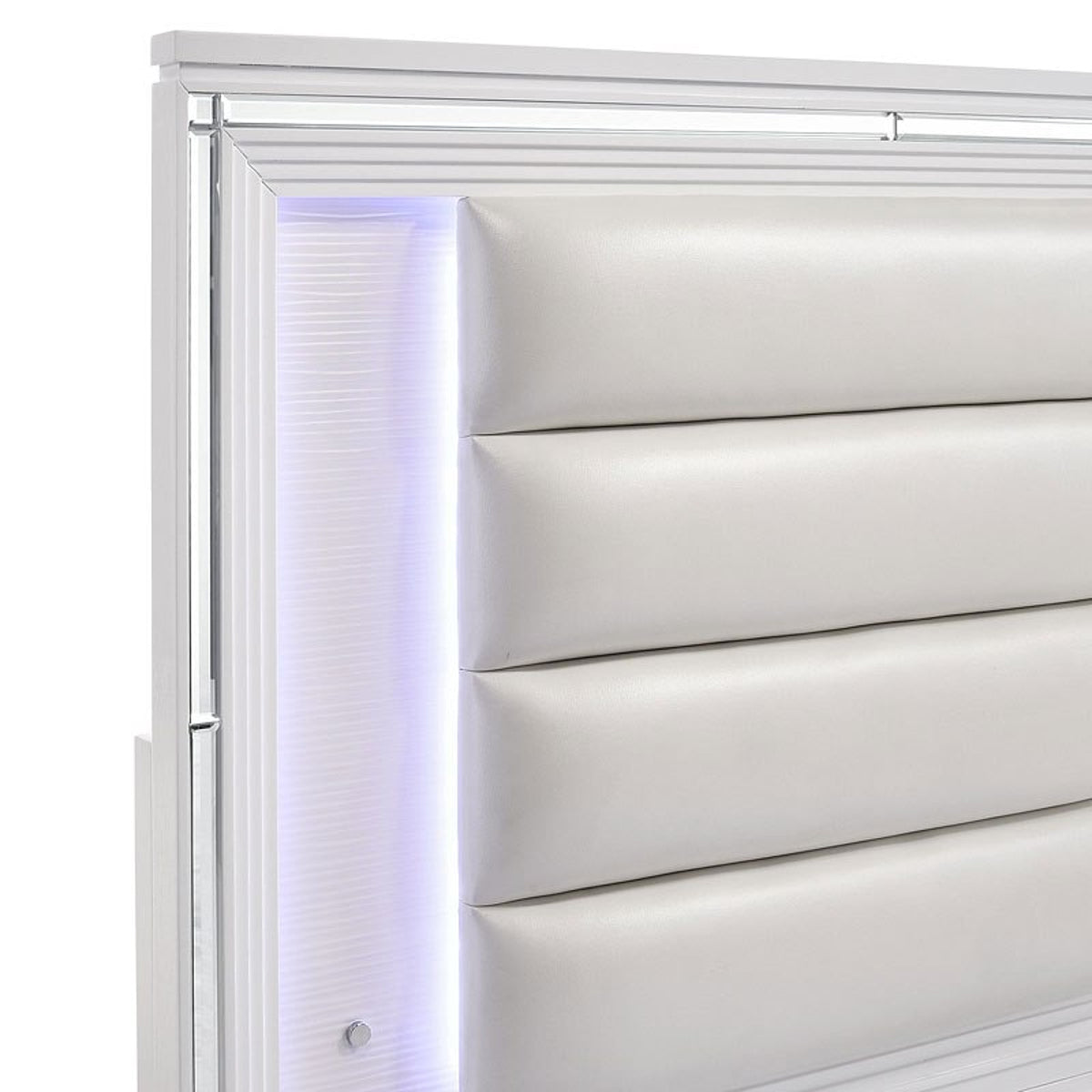 Elements International Twenty Nine Youth Twin Panel Bed in White