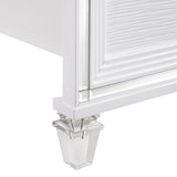 Elements International Twenty Nine Youth Twin Panel Bed in White