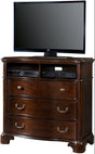 Elements International Tabasco Tv Chest in NC Cherry Lacquer image