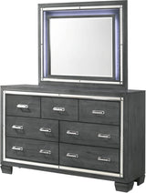 Elements International Titanium Dresser in Gray