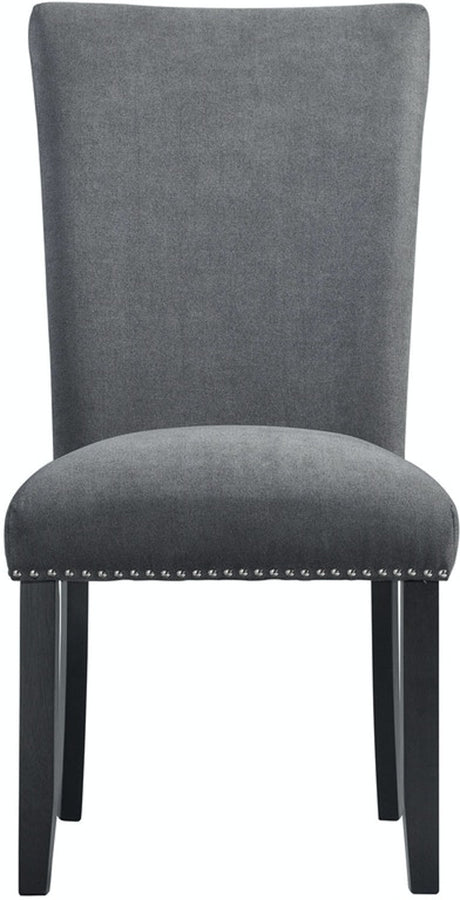 Elements International Tuscany Side Chair (Set of 2) in Black/White image
