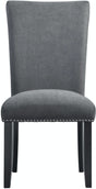 Elements International Tuscany Side Chair (Set of 2) in Black/White image