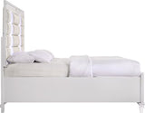 Elements International Twenty Nine King Platform Storage Bed in White