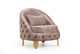 Galaxy Home Vanessa Chair in Taupe