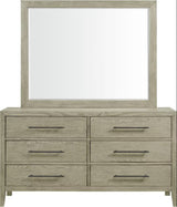 Elements International Versailles Mirror in Grey