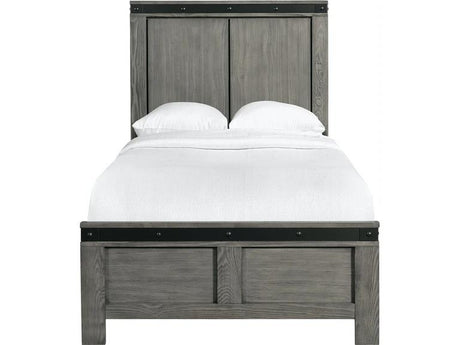 Elements International Wade Twin Bed in Gray image