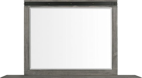 Elements International Wade Mirror in Gray image