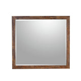 Elements International Warner Youth Mirror in Chestnut image
