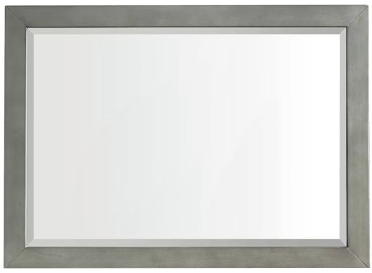 Elements International Zig Mirror in Grey image