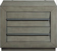 Elements International Zig Nightstand in Grey image