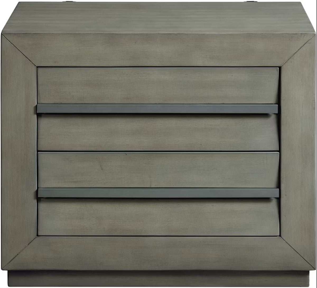 Elements International Zig Nightstand in Grey image
