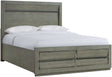Elements International Zig Queen Storage Bed in Grey image