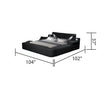 Galaxy Home Zoya King Bed in Black image